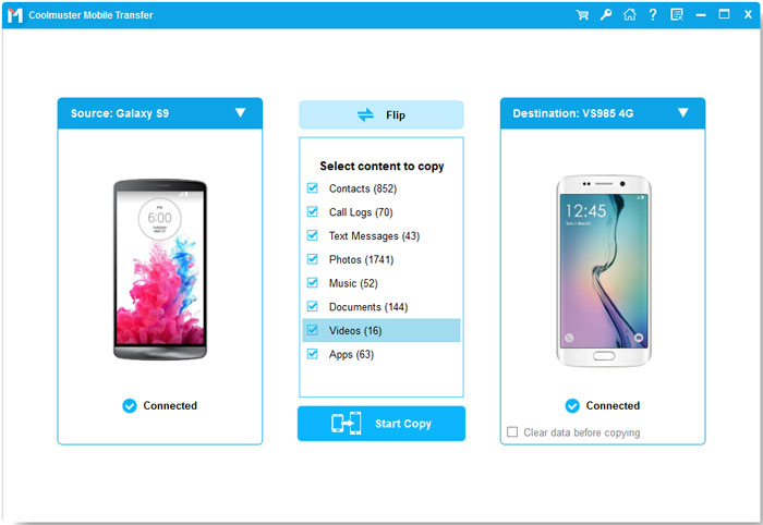connect two devices to computer to transfer data from samsung to huawei