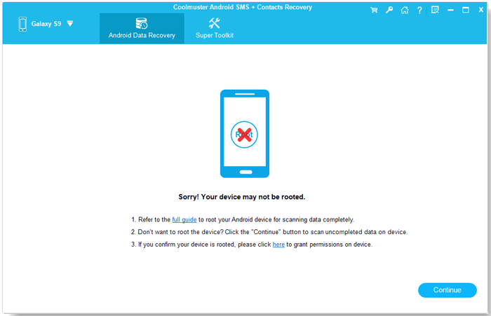 root android phone before android sms recovery