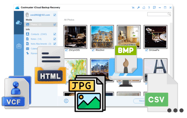 safely recover icloud backup files