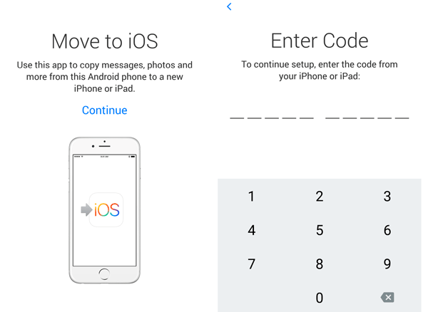 how to import contacts from android to iphone via move to ios