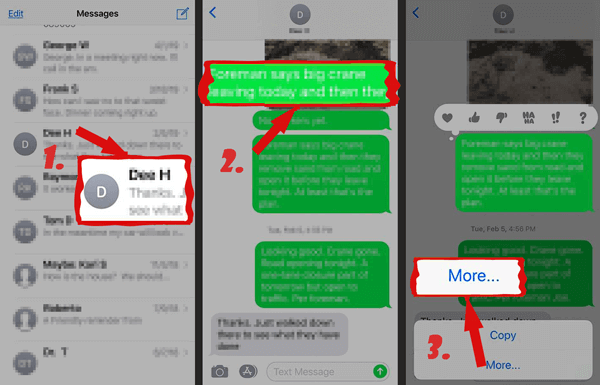 how to transfer text messages from iphone to computer with email
